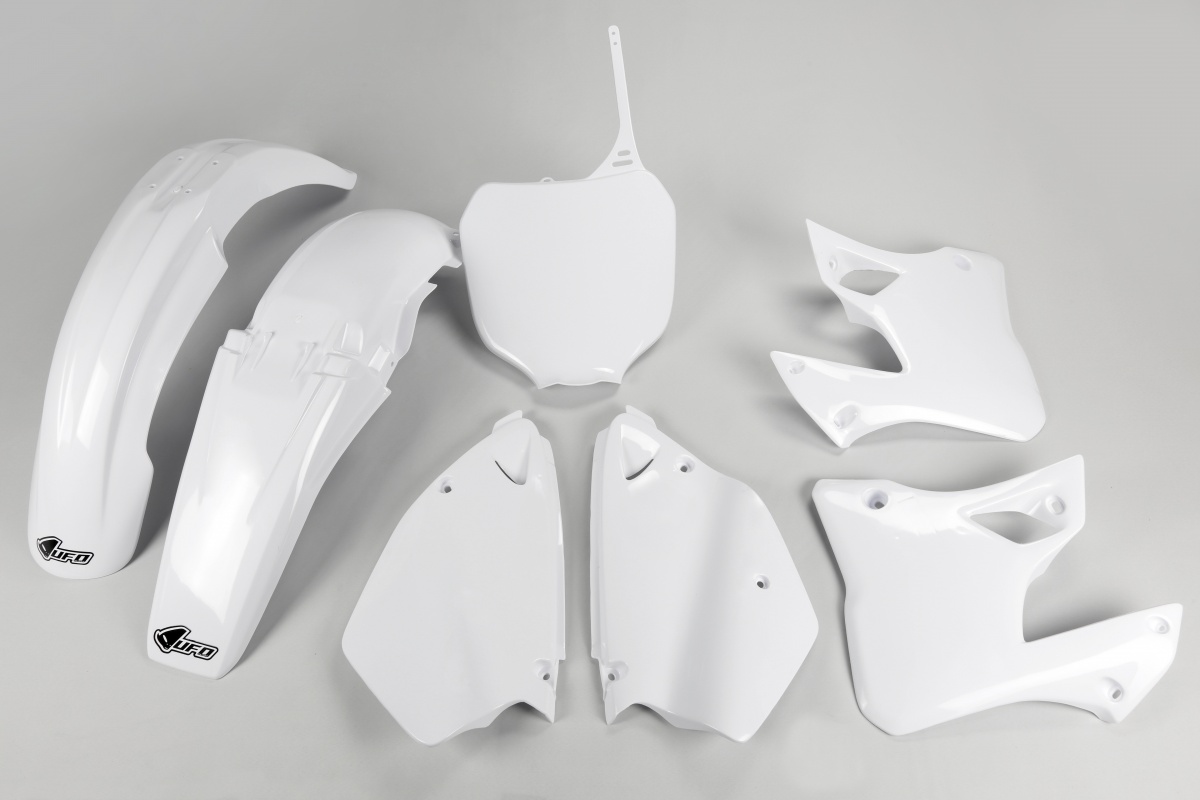 Plastic Kit white for Yamaha YZ 125 (2000-01) - YZ 250 (2000-01) - REPLICA PLASTICS - YAKIT300-046 - Ufo Plast