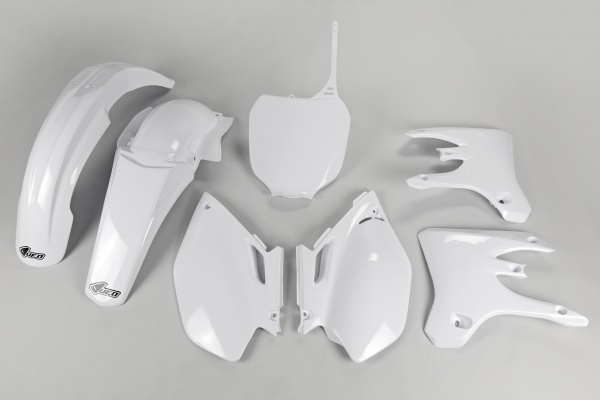 Plastic Kit white for Yamaha YZF 250 (2003-05) - YZF 450 (2003-05) - REPLICA PLASTICS - YAKIT304-046 - Ufo Plast