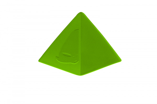 Triangle for motocross Interceptor helmet visor green - Helmet spare parts - HR036-A - Ufo Plast