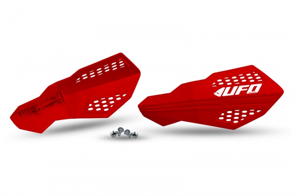 Handguards red for Honda CRF 250R (2021-25) - CRF 450R (2021-25) - CRF 250RX (2021-25) - CRF 450RX (2021-25) - REPLICA PLASTI...