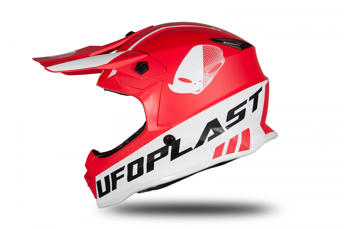 Motocross helmet for kids red matt - Helmets - HE191 - Ufo Plast