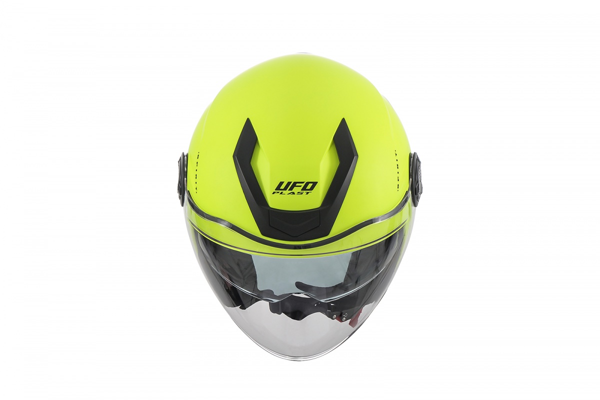 Spirit urban jet helmet neon yellow - Helmets - HE13003-DFLU - Ufo Plast