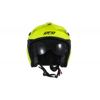 Sheratan cross jet helmet neon yellow - Helmets - HE13002-DFLU - Ufo Plast