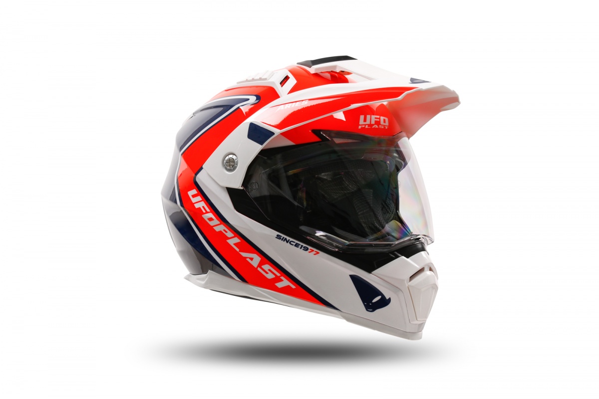 Motocross Aries helmet red and blue - Helmets - HE13500-BC - Ufo Plast