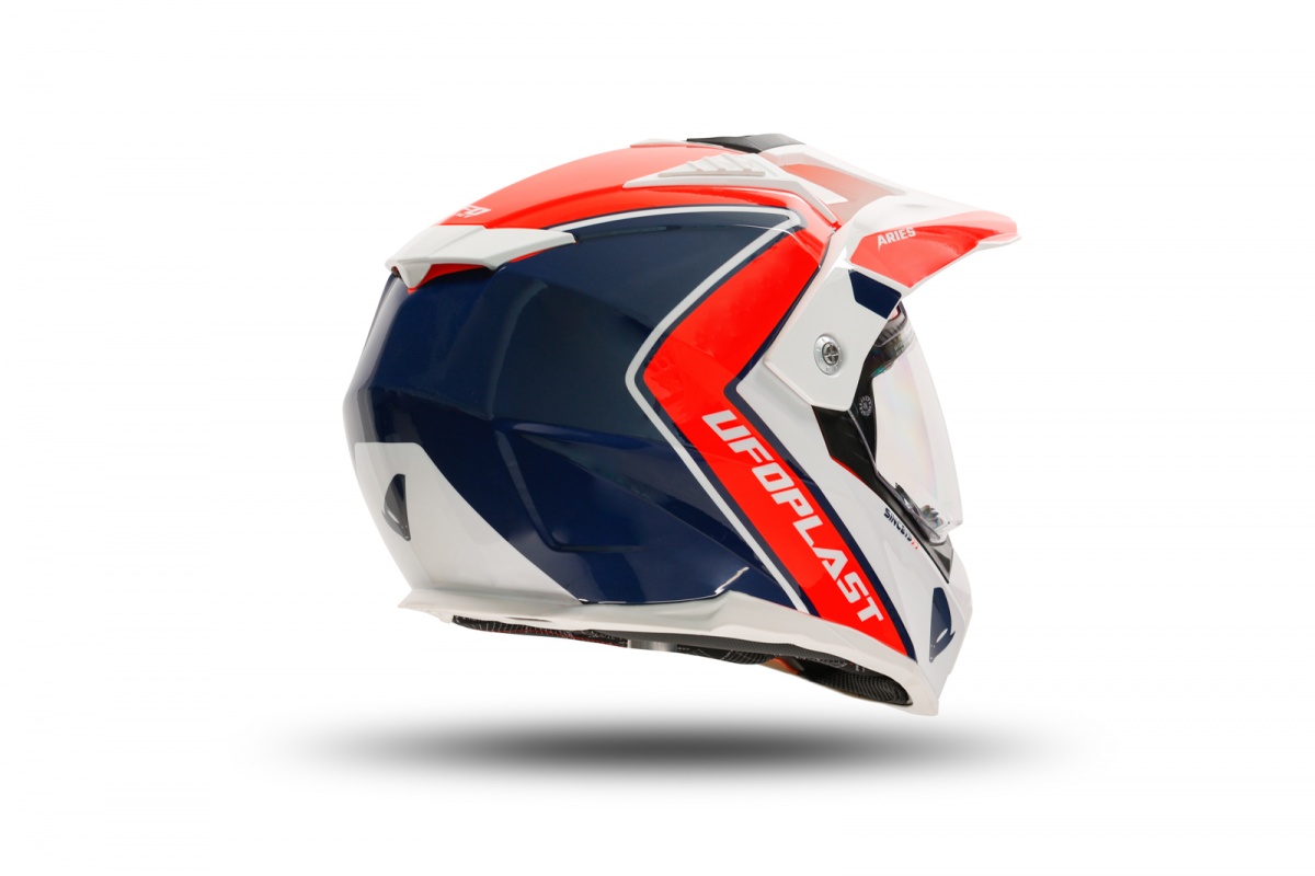 Motocross Aries helmet red and blue - Helmets - HE13500-BC - Ufo Plast