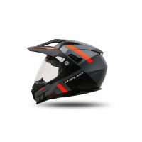 Motocross Aries helmet grey and orange - Helmets - HE13500-EF - Ufo Plast