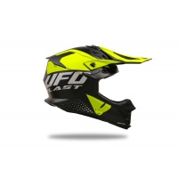 Motocross Intrepid helmet black and neon yellow - Helmets - HE13400-KD - Ufo Plast