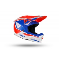 Motocross Echus helmet red blue and white - Helmets - HE13100-BC - Ufo Plast